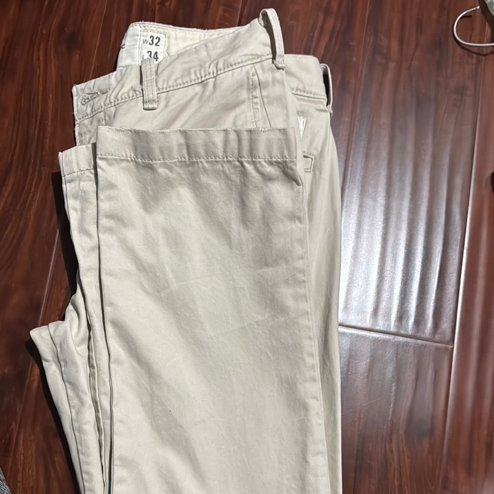 Abercrombie & Fitch Tan Chinos Classic Casual Style